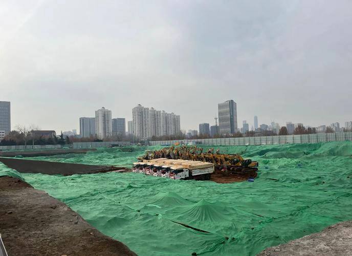 济南首家山姆会员店开建百日，车库基础施工全面推进