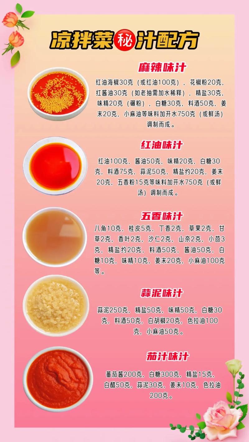 调凉菜，料汁是关键！教你“万能凉拌汁”学会了拌啥都好吃
