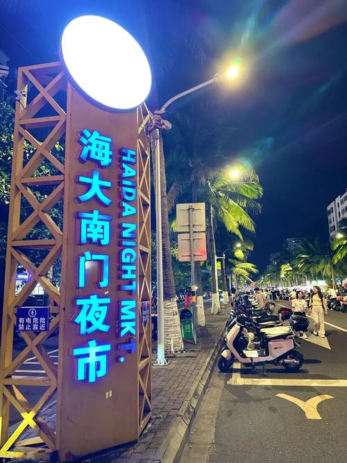 一起来看看海南海口的海大南门夜市，各种各样的小吃和水果好热闹