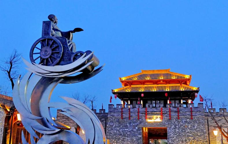 勉县武侯祠望江楼可以俯视诸葛古镇！