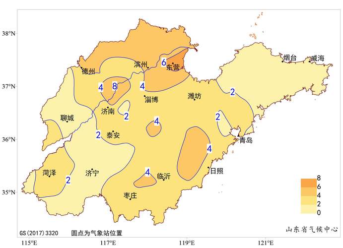 山东：3月平均降水量较常年同期偏多149.4%