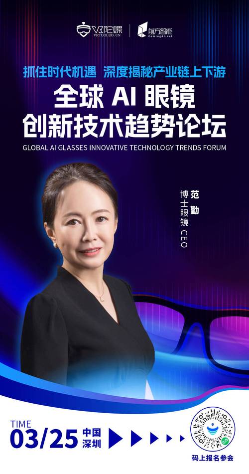 博士眼镜：已受邀参加全球AI眼镜创新技术趋势论坛大会
