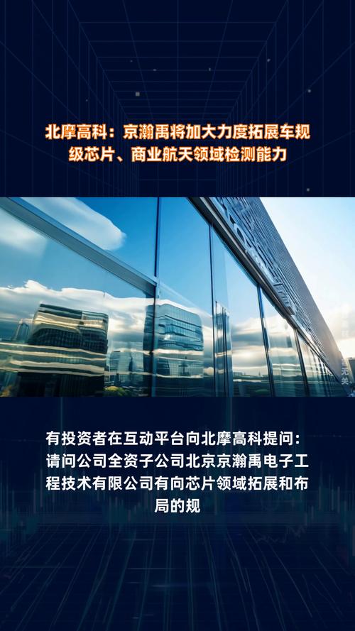 北摩高科：京瀚禹检测业务暂未涉及机器人检测